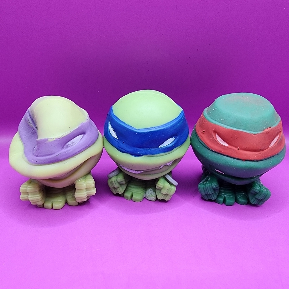 3 TMNT Mashems Lot Mash'ems (one is deflated)